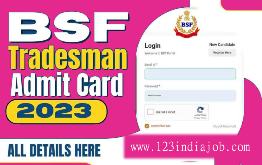 bsf admit card
