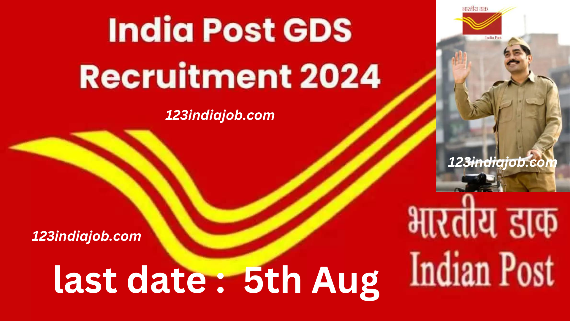 India Post GDS Recruitment 2024-Apply for 44228 Vacancies – Online